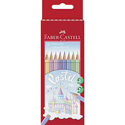 FABER-CASTELL Crayons de couleur COLOUR PASTELL, étui de 10 ()