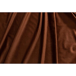 Dansmamaison Tissu Long Velours Marron