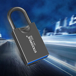 Acheter Wewoo Clé USB STICKDRIVE 64 Go USB 3.0 haute vitesse Creative Love Lock U disque métallique Noir