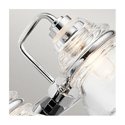 Avis Elstead Lighting Applique murale Salle de bains Kichler Verre,Acier Chrome poli