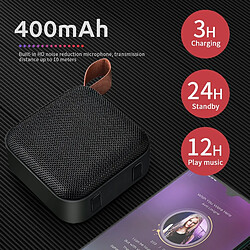 Universal Mini haut-parleur Bluetooth sans fil STEREO haut-parleurs portables Subwoofer Bluetooth 5.0 avec haut-parleur de colonne extérieure SD FM | haut-parleurs portatifs (noir)