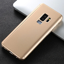 Wewoo Coque or pour Samsung Galaxy S9 + givré PC dur entièrement enveloppé housse de protection