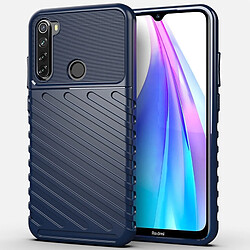 Wewoo Coque Souple Pour Xiaomi Redmi Note 8T Housse en TPU antichoc Thunderbolt Bleu