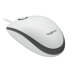 Logitech M100 White Souris filaire