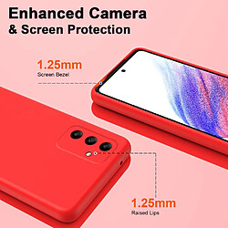 Avis Htdmobiles Coque pour Samsung Galaxy A05s - housse etui silicone gel fine + film ecran - ROUGE