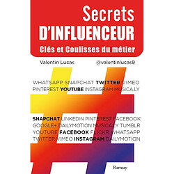 Secrets d'influenceur : clés et coulisses du métier - Occasion