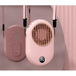 (ROSE AVEC LED) Ventilateur portable de Sport