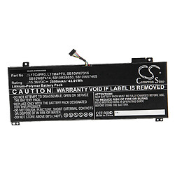 vhbw Batterie compatible avec Lenovo Xiaoxin Air 13, Air 13IWL ordinateur portable Notebook (2800mAh, 15.36V, Li-polymère)