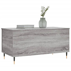 Avis vidaXL Table basse Sonoma gris 90x44,5x45 cm Bois d'ingénierie