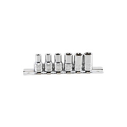 Jeu de douilles profil T Plus BGS TECHNIC - 6,3 mm - 12EP - 6 pcs - 9588