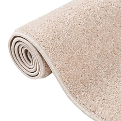 Acheter vidaXL Tapis à poils courts 140x200 cm Beige foncé