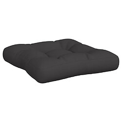 Acheter vidaXL Coussins de palette lot de 3 noir tissu