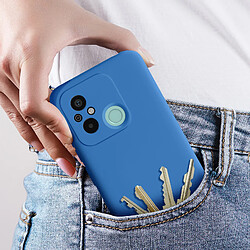 Avizar Coque pour Xiaomi Redmi 12C Semi-rigide Soft-touch Fast Cover Bleu pas cher