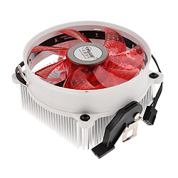 en aluminium 2000 tr / min ordinateur cpu refroidisseur 9 cm radiateur ventilateur pour amd rouge