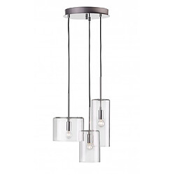 Markslojd Suspension ROCKFORD chromé 3 ampoules