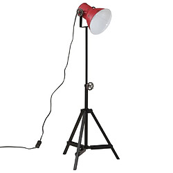 vidaXL Lampadaire 25 W rouge délavé 35x35x65/95 cm E27