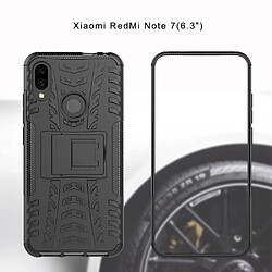 Wewoo Coque Souple antichoc pour TPU + PC Xiaomi Redmi Note 7 avec support pas cher