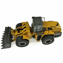 Excavateur Engin de Chantier TractoPelle Semi Metal V3 1:14 2.4 GHZ Lumière et Son