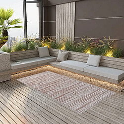 vidaXL Tapis d'extérieur Marron 120x180 cm PP