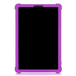 Coque en silicone Souple avec béquille violet pour votre Samsung Galaxy Tab S5e SM-T720