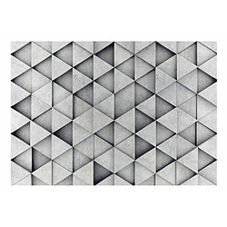 Artgeist Papier peint - Grey Triangles [147x105]