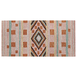 Beliani Tapis en laine 80 x 150 cm multicolore YOMRA