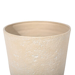 Acheter Beliani Lot de 2 pots de fleurs 51 x 51 x 71 cm beige CAMIA