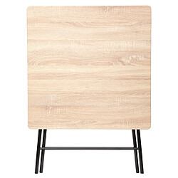 Five Simply Smart Table Pliante 80 x 80 cm Effet Bois - Five