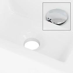 ML-Design Lavabo en Céramique Blanc Brillant, 46x26x11 cm, Forme Anguleux, Montage Mural/Á Poser, Trou de Robinet à Droite, Moderne, Lavabo à Main, Lavabo de Comptoir Élégant, pour Salle de Bain/WC pas cher