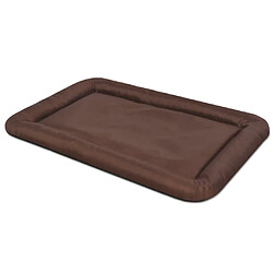 Helloshop26 Matelas lit panier pour chiens animaux de compagnie taille L marron 02_0001594