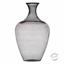 BigBuy Home Vase Gris verre recyclé 40 x 40 x 65 cm