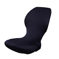 Housse de chaise d'ordinateur pivotant élastique housse de siège de bureau protecteur - bleu marine pas cher