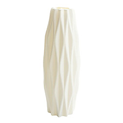 Minimalisme En Plastique Sèche Fleur Vase Photo Prop Maison Salon Bureau Blanc