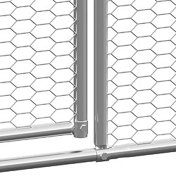 Avis vidaXL Poulailler d'extérieur 3x4x2 m Acier galvanisé