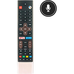 SANAG 539C-267706-W050 Remplacement De La Telecommande Vocale Compatible Avec Metz Tv 43Dq3652A 49Dq3652A 50Dg2A52B 55Dg2A52B 55Ds9A62A 55Dq3652A 58Dg2A52B 65Ds9A62A 65Dq3652A Rmg2A 539C-267706-W050