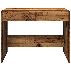 Acheter vidaXL Bureau vieux bois 101x50x76,5 cm bois d'ingénierie