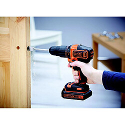 Avis Black & Decker Perceuse à percussion / visseuse 18 V 2 batteries au lithium BDCHD18BOA-QW