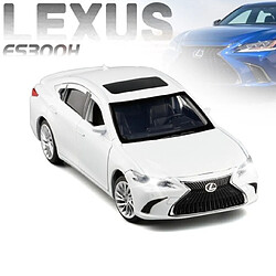 Universal 1: 32 Lexus ES300H alliage pull back modèle moulé sous pression métal jouet voiture avec lumière acoustique 6 portes ouvertes cadeaux pour enfants Livraison gratuite |(blanche)