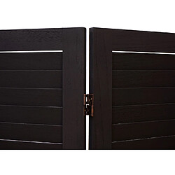 Avis Decoshop26 Paravent cloison brise-vue 6 panneaux aspect vieilli 170 x 240 cm en bois anthracite 04_0008053