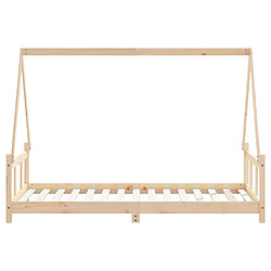 Maison Chic Lit simple Cadre de lit pour enfant,Lit d'Enfant Moderne 90x190 cm Bois de pin massif -MN42976 pas cher