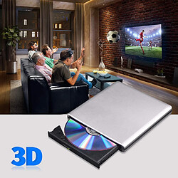 Acheter Lecteur DVD Blu Ray externe Lecteur CD DVD Blu Ray 3D, USB 3.0 et Type-C Lecteur Blu-ray portable optique mince