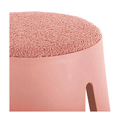 Avis LEITMOTIV Tabouret en polypropylène Savor rose.