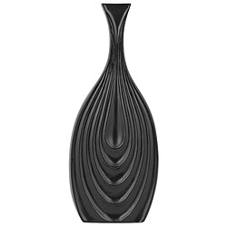 Beliani Vase décoratif THAPSUS Céramique 39 cm Noir