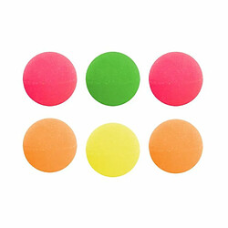 Paris Prix Lot de 6 Balles Rebondissantes Fluo 3cm Multicolore