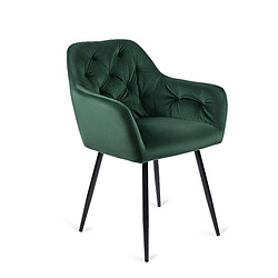 Vivaldi Chaise VIKI Vert Velours