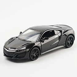 Universal Honda Acura NSX moulée sous pression alliage métal modèle de sport de luxe collection tire écho lumière voiture jouet |(Le noir)