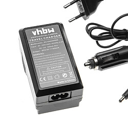 vhbw Chargeur de batterie compatible avec Panasonic DMW-BLJ31, DMW-BLJ31E caméra, DSLR, action-cam - Chargeur + adaptateur allume-cigare