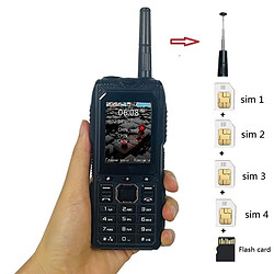 Yonis Téléphone Incassable Étanche Antichoc Quad SIM