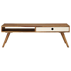 Avis Maison Chic Table basse,Table Console Table d'appoint, Table pour salon 110 x 50 x 35 cm Bois de Sesham massif -MN19377