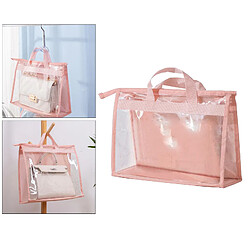 Avis Organisateur De Sac à Main Pour Garde-robe Contenant De Rangement Transparent Rose S